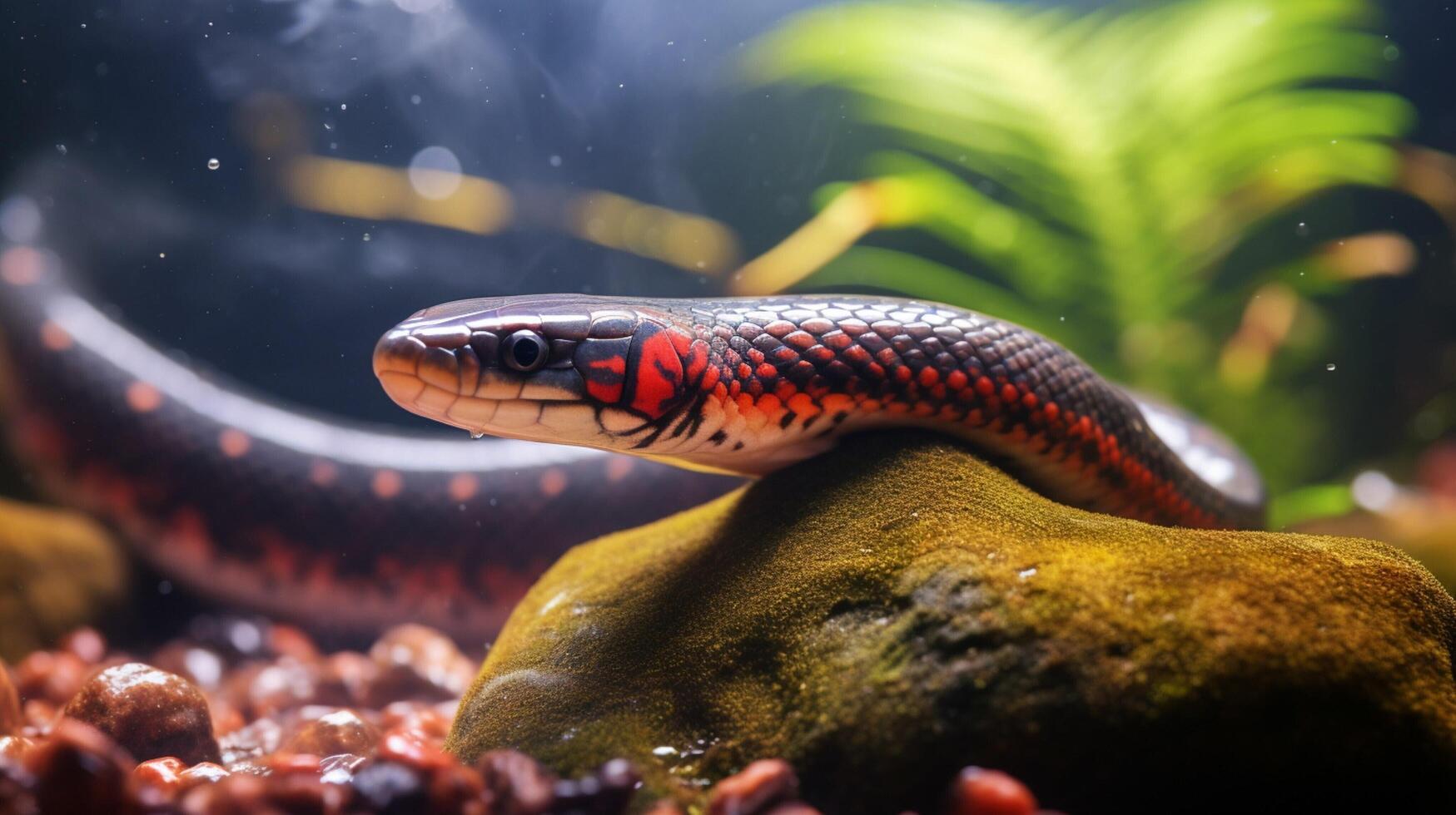 AI generated eel high quality image photo