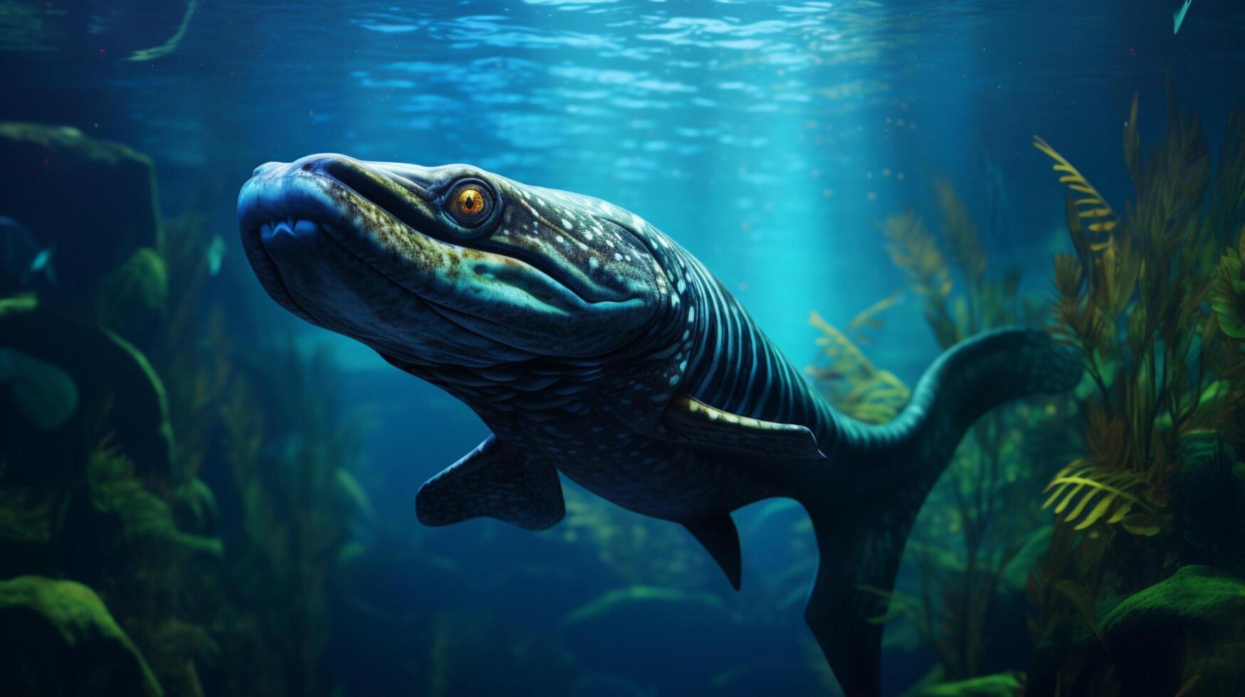 AI generated eel high quality image photo