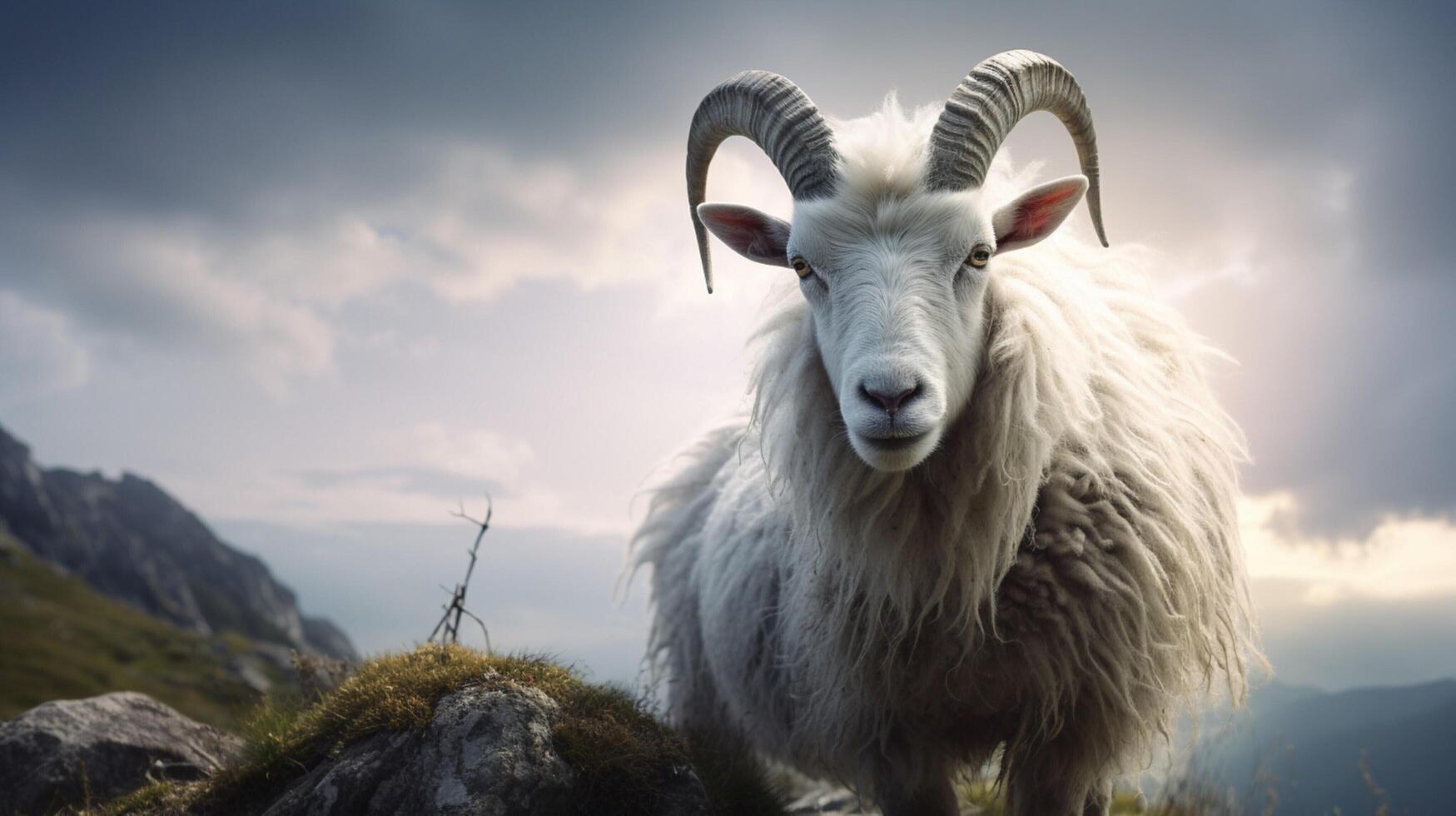 AI generated goat high quality image photo