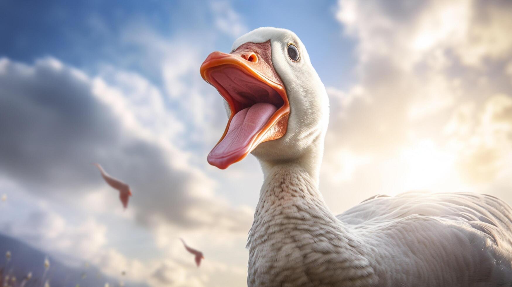 AI generated goose high quality image photo