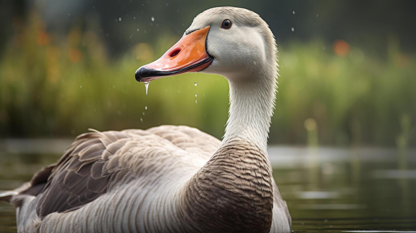 AI generated goose high quality image photo
