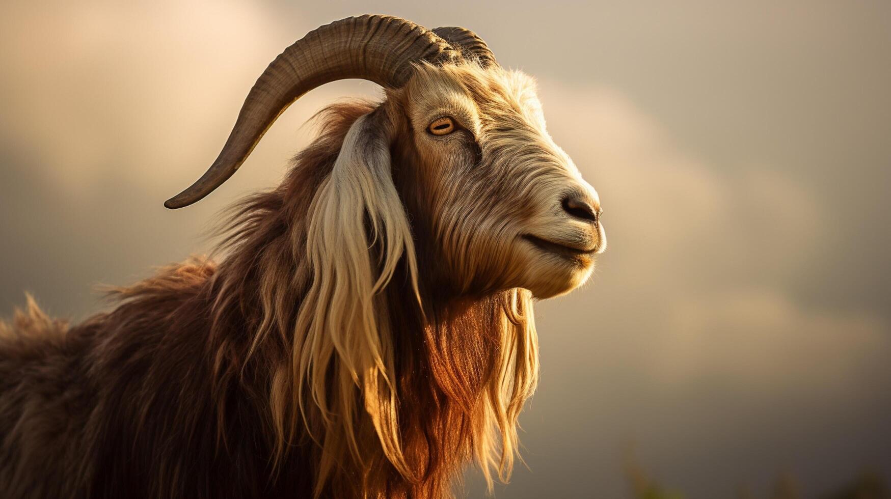 AI generated goat high quality image photo