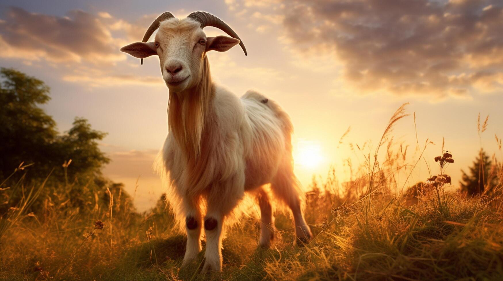 AI generated goat high quality image photo