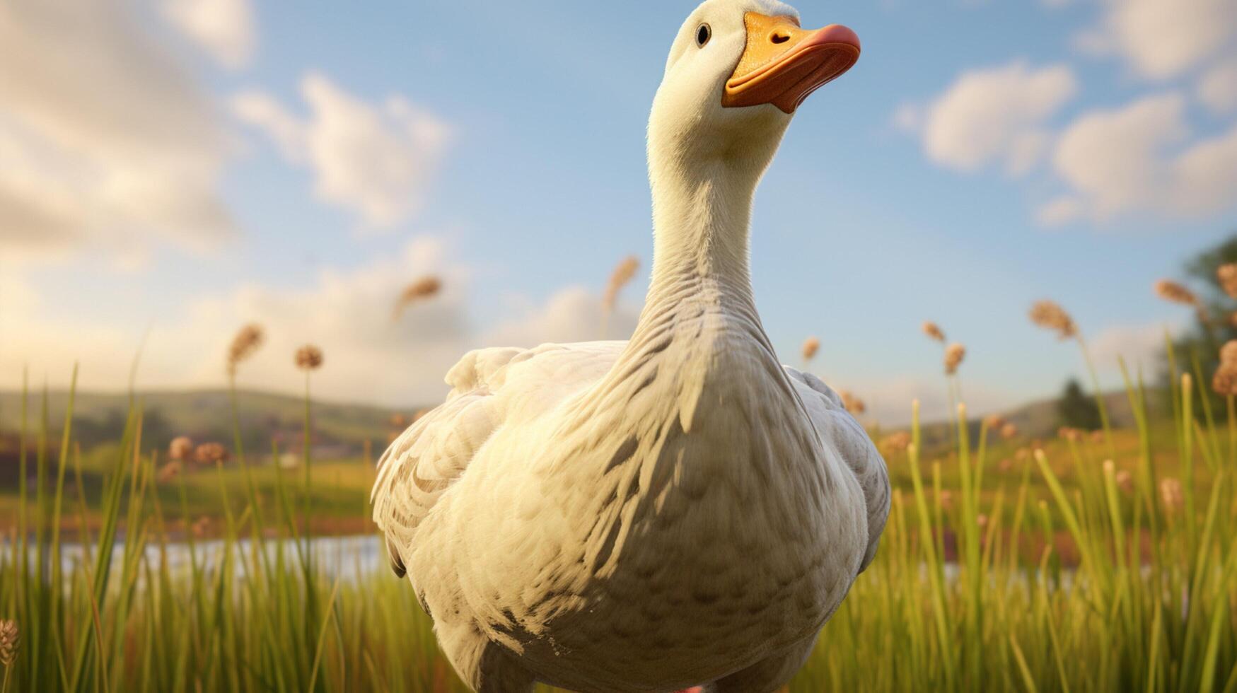 AI generated goose high quality image photo