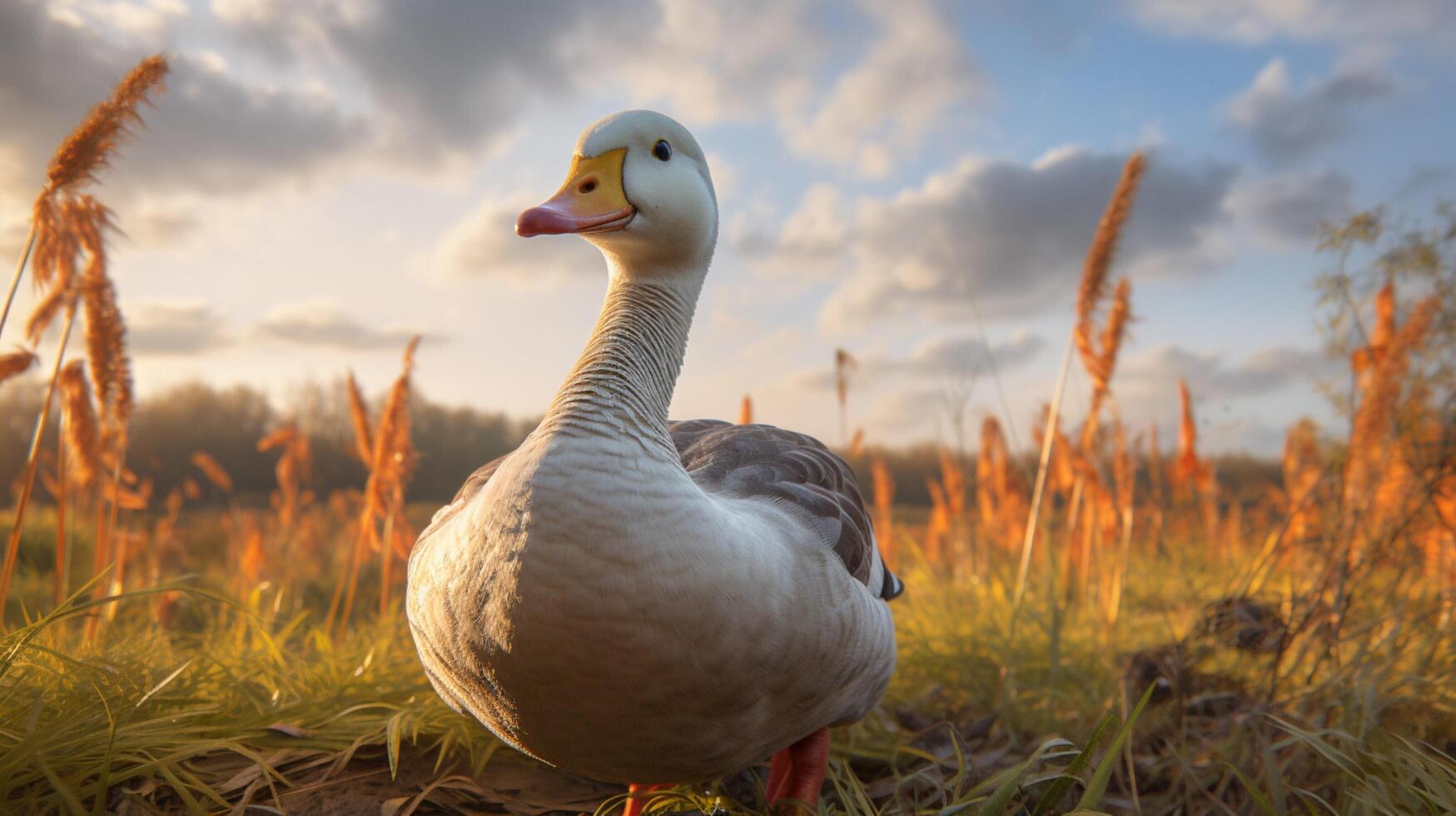 AI generated goose high quality image photo