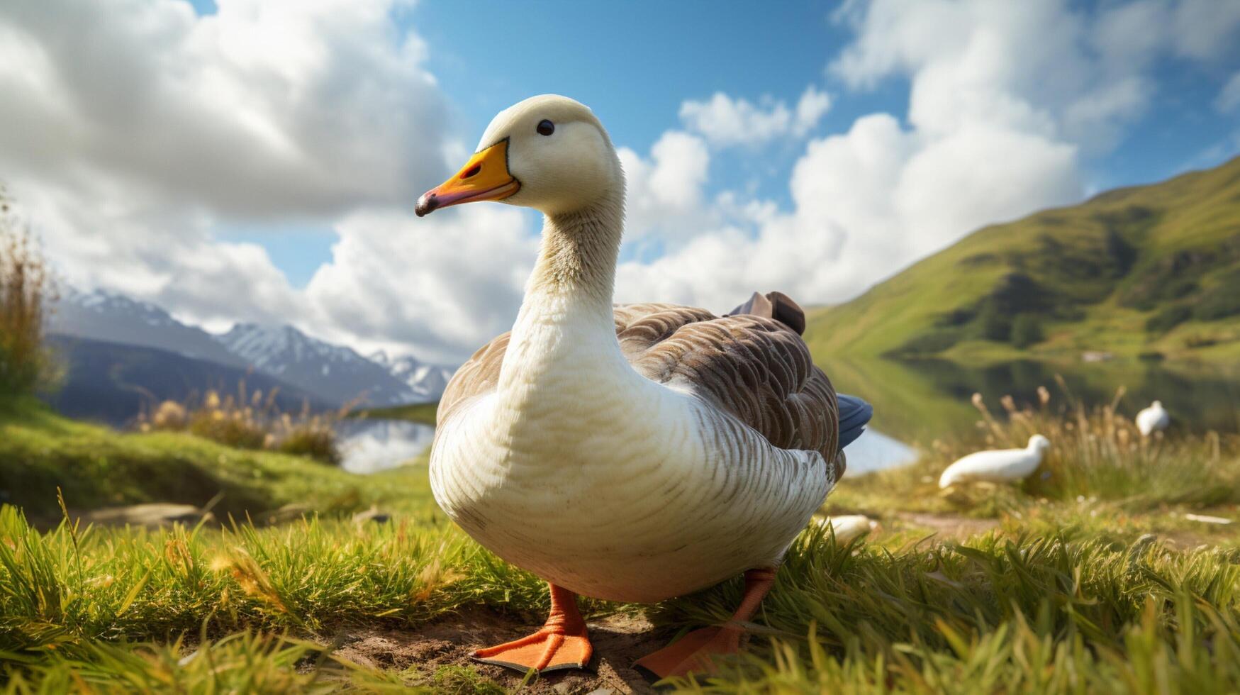 AI generated goose high quality image photo