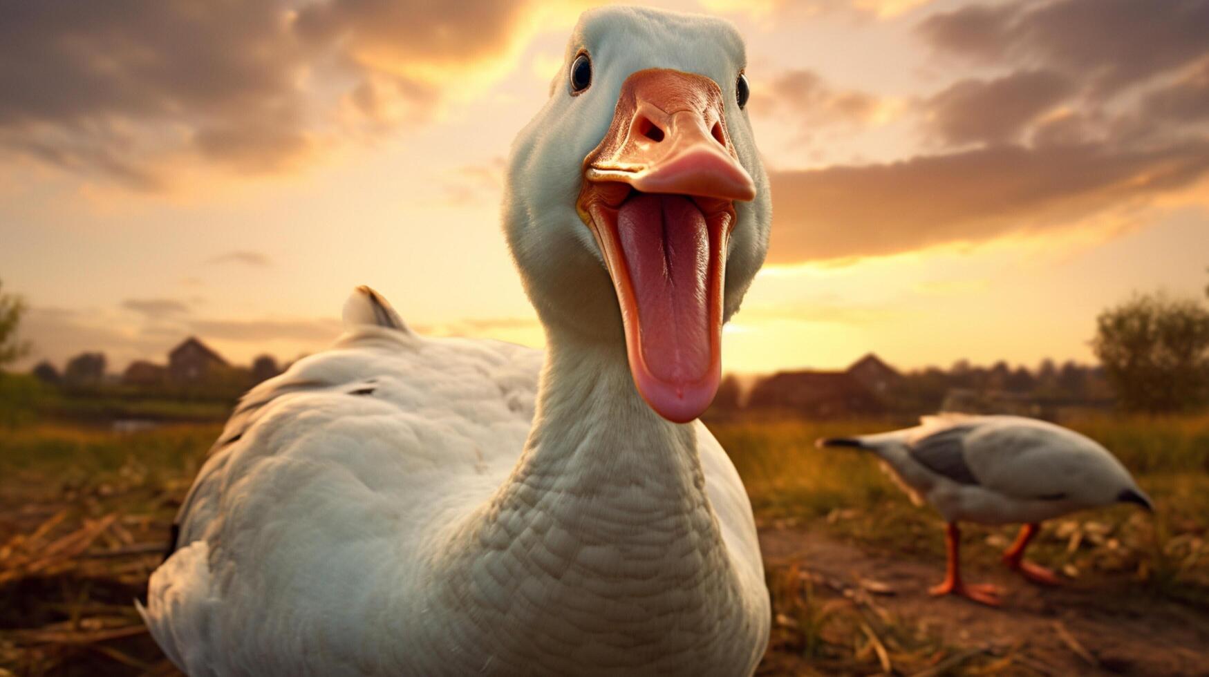 AI generated goose high quality image photo