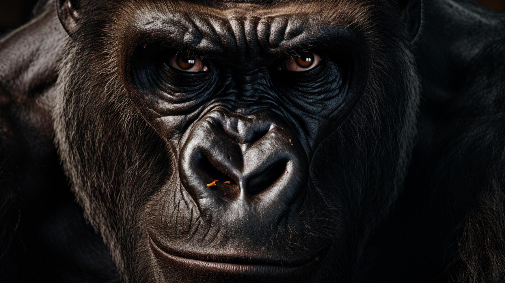 AI generated gorilla high quality image photo