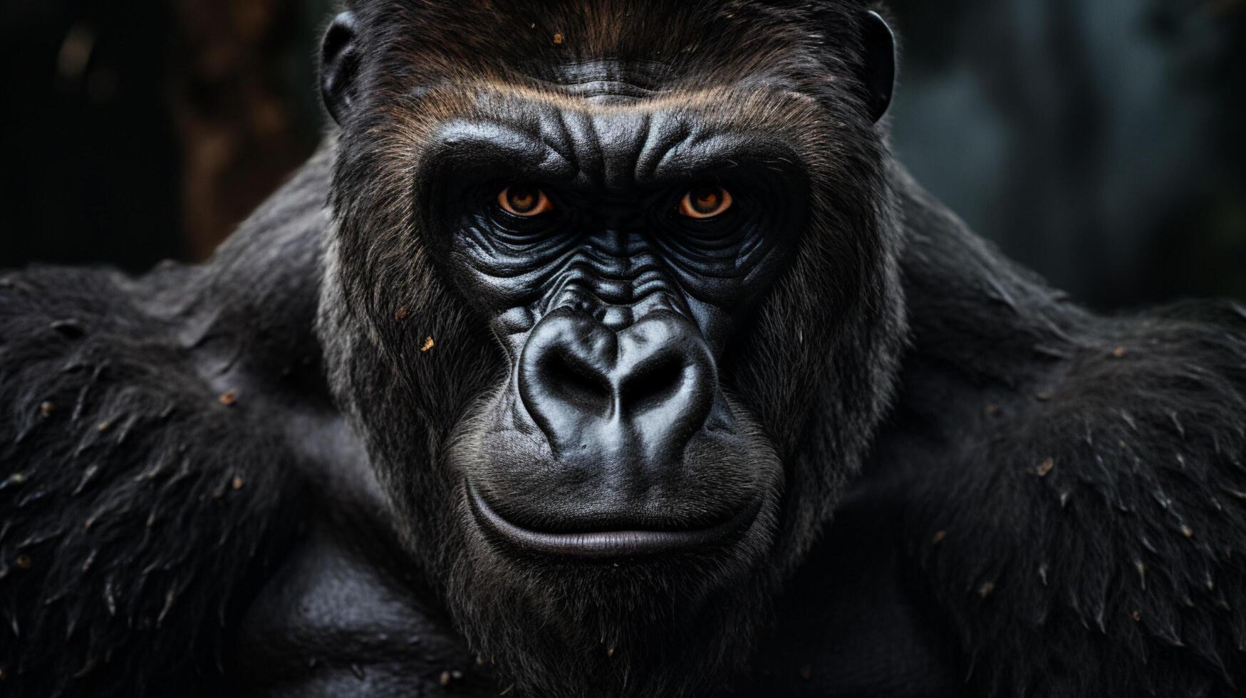 AI generated gorilla high quality image photo