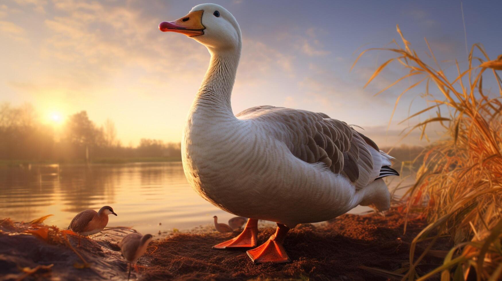 AI generated goose high quality image photo