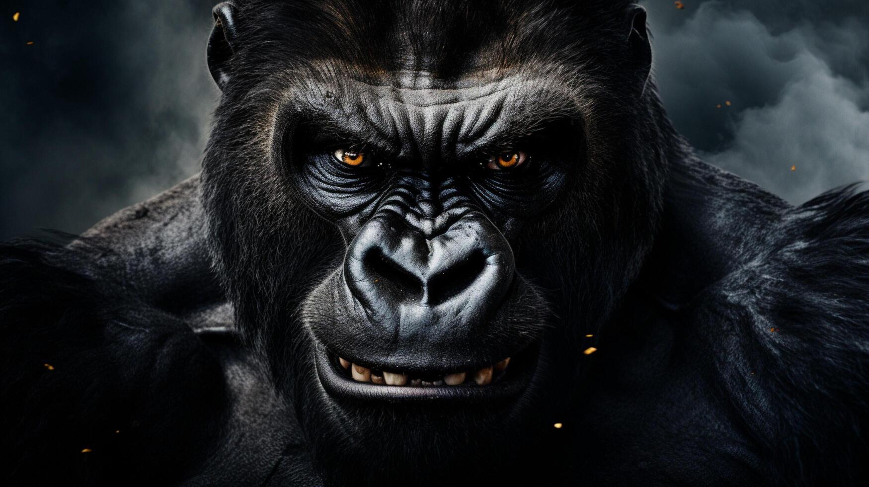 AI generated gorilla high quality image photo