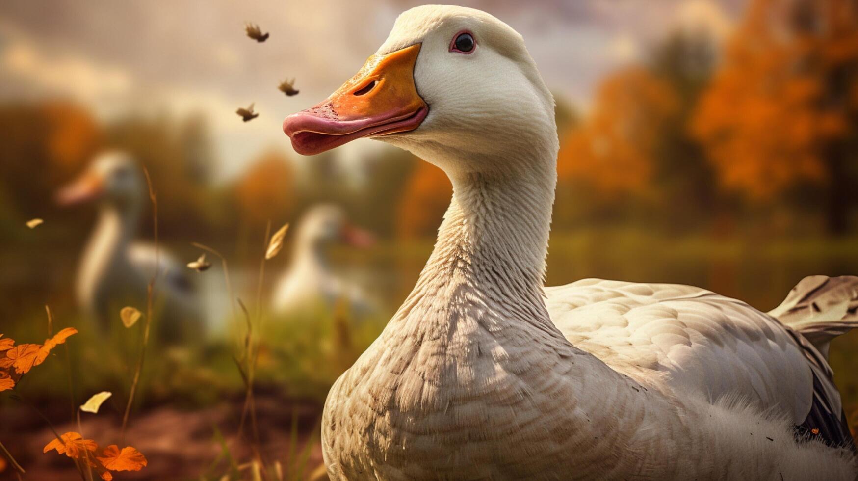 AI generated goose high quality image photo