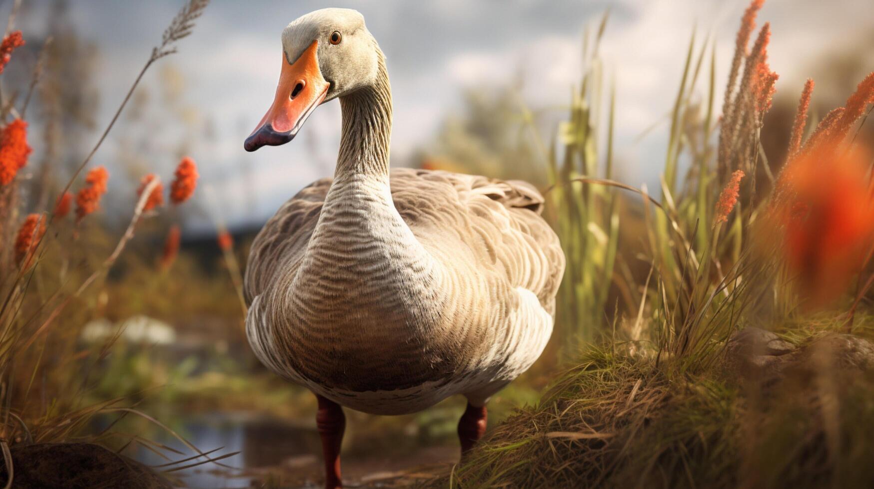 AI generated goose high quality image photo