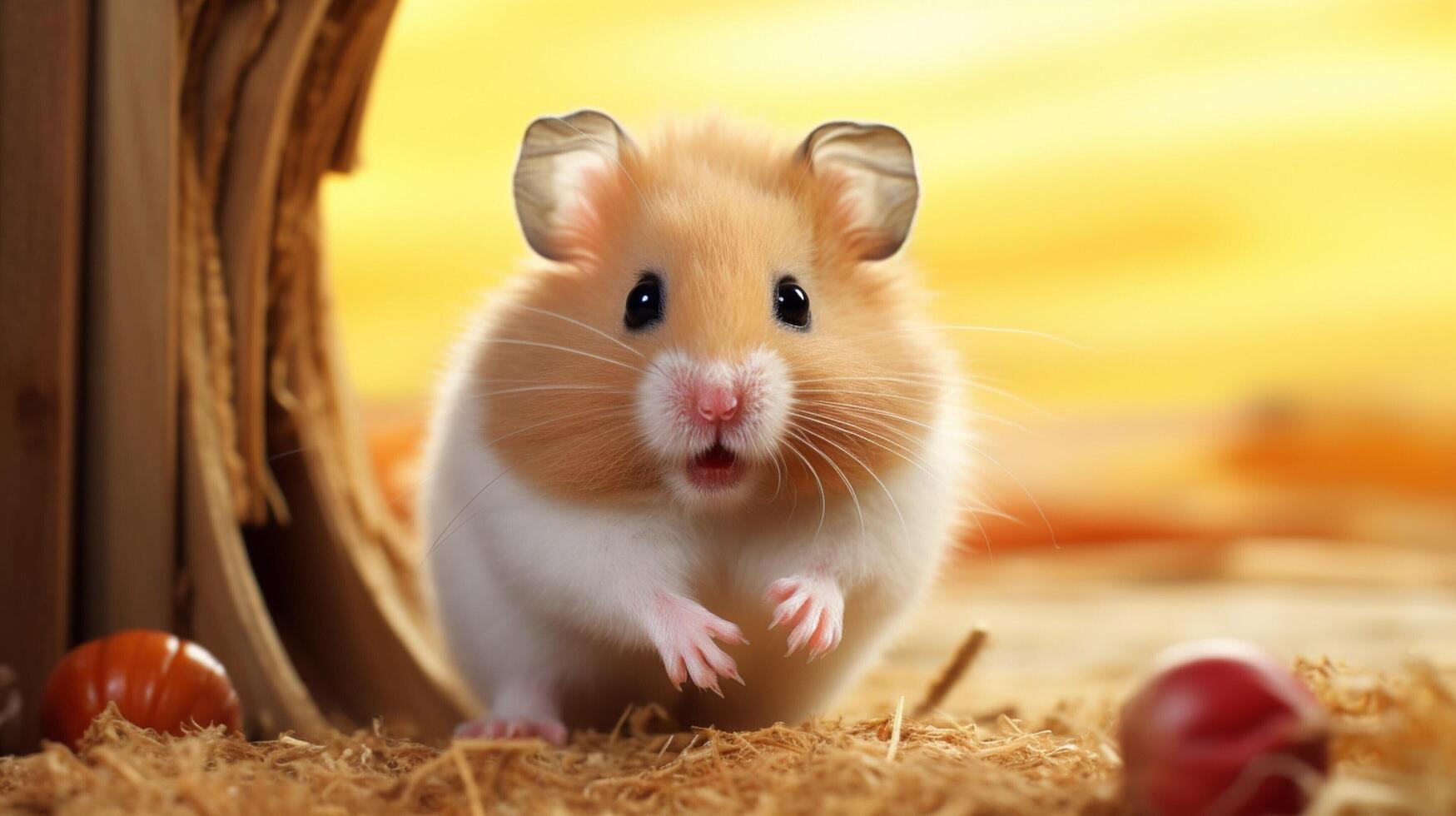 AI generated hamster high quality image photo
