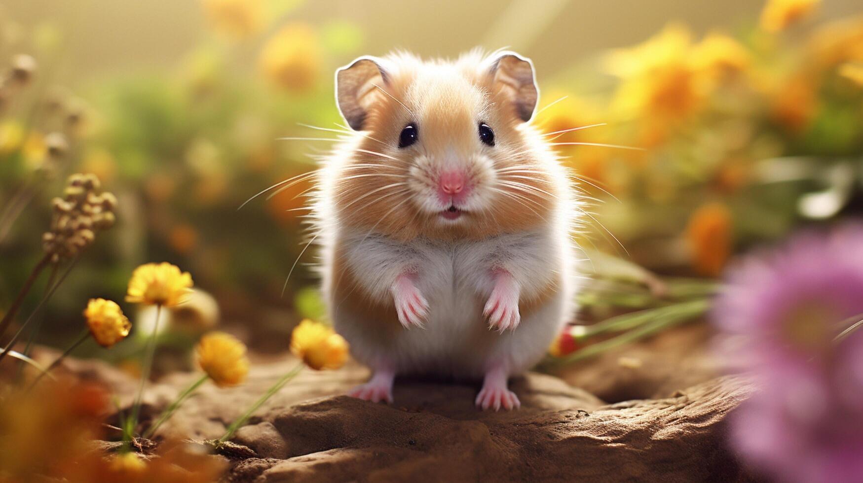 AI generated hamster high quality image photo