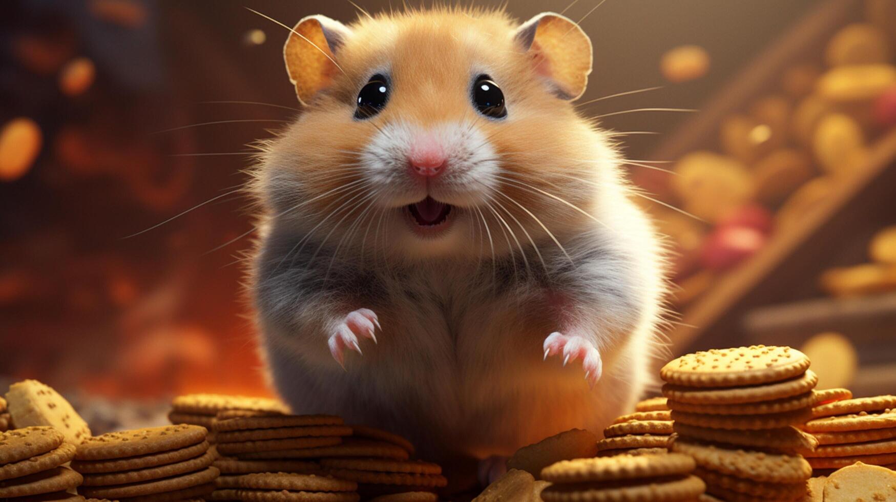 AI generated hamster high quality image photo