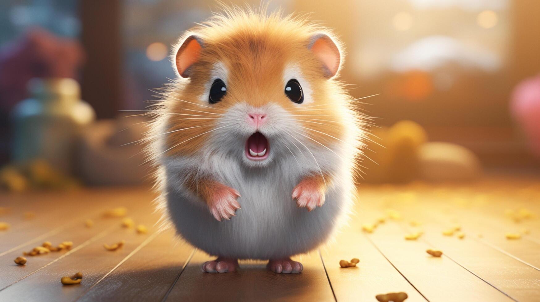 AI generated hamster high quality image photo