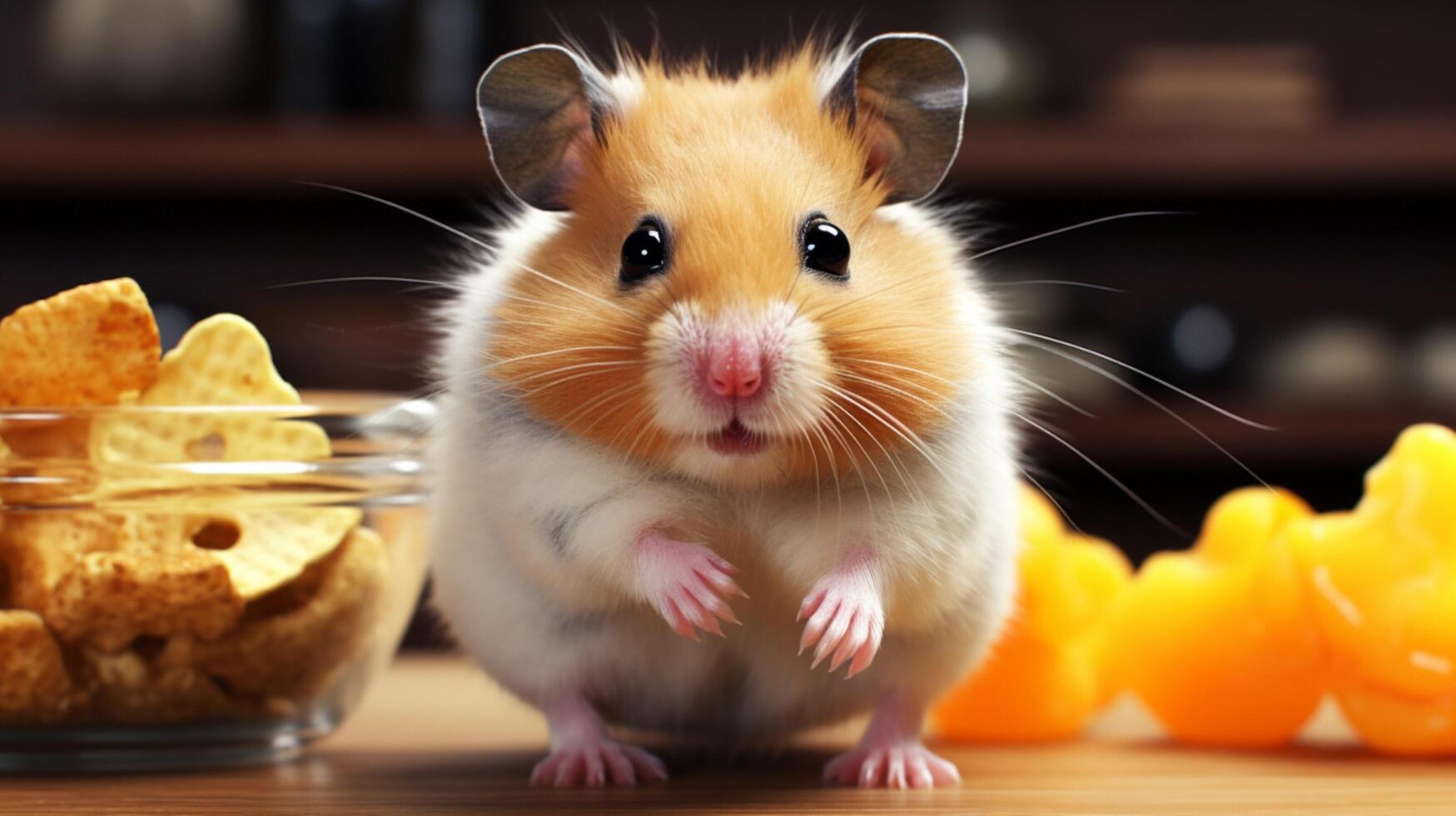 AI generated hamster high quality image photo