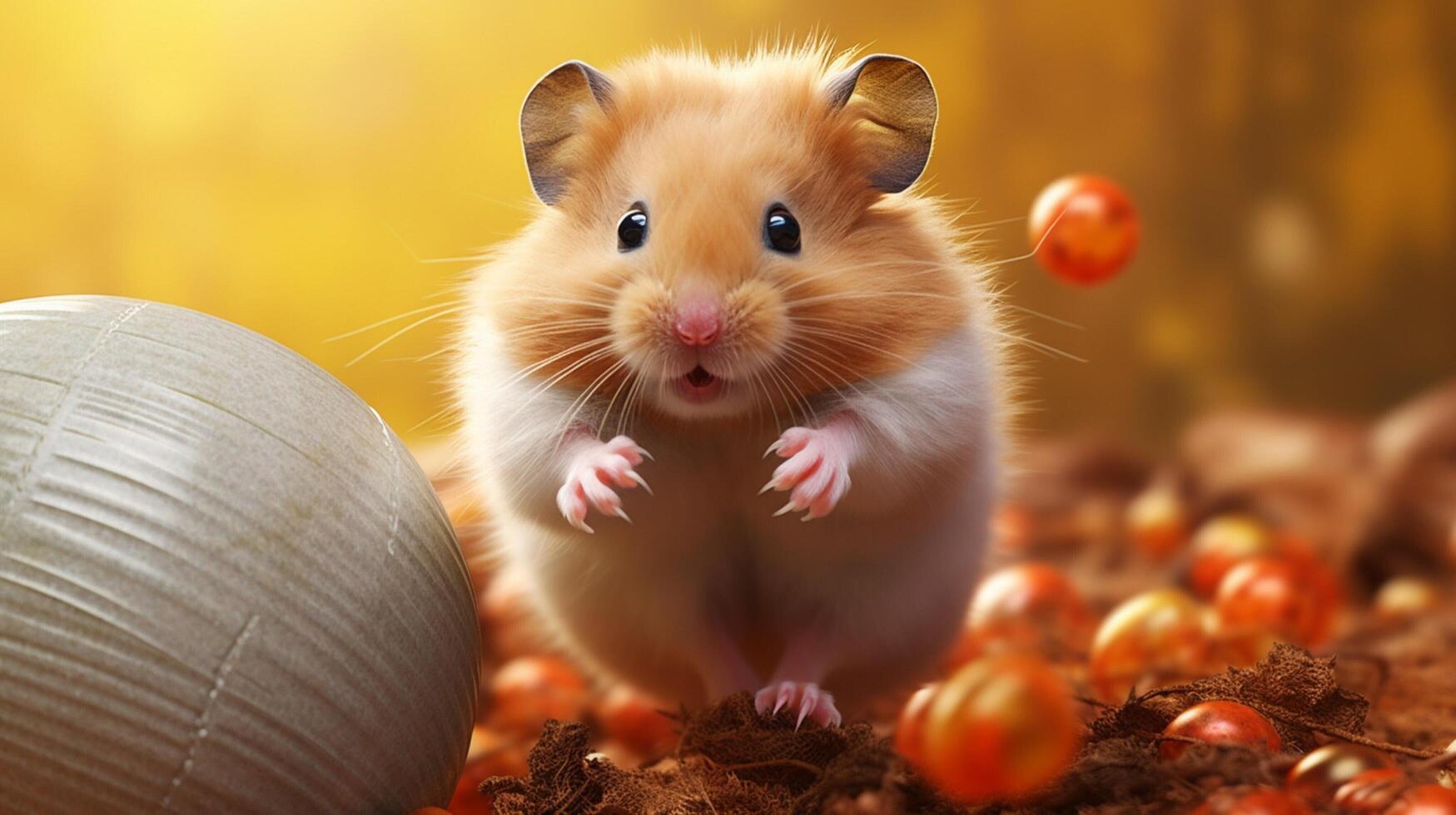 AI generated hamster high quality image photo