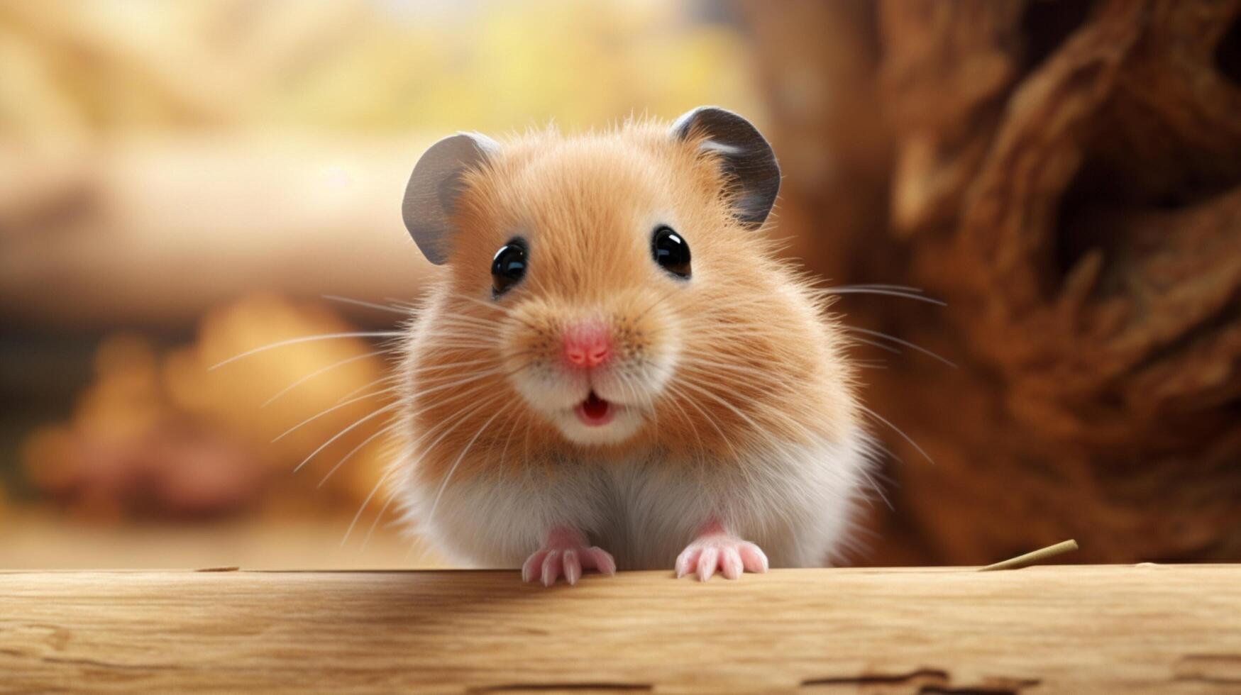 AI generated hamster high quality image photo