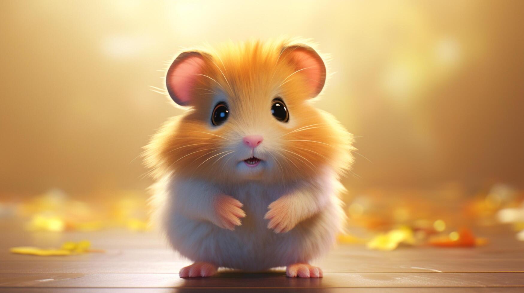 AI generated hamster high quality image photo