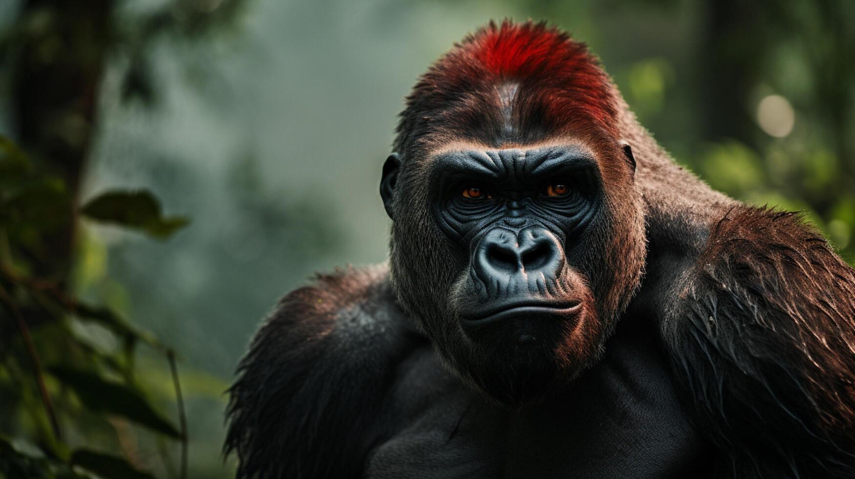 AI generated gorilla high quality image photo
