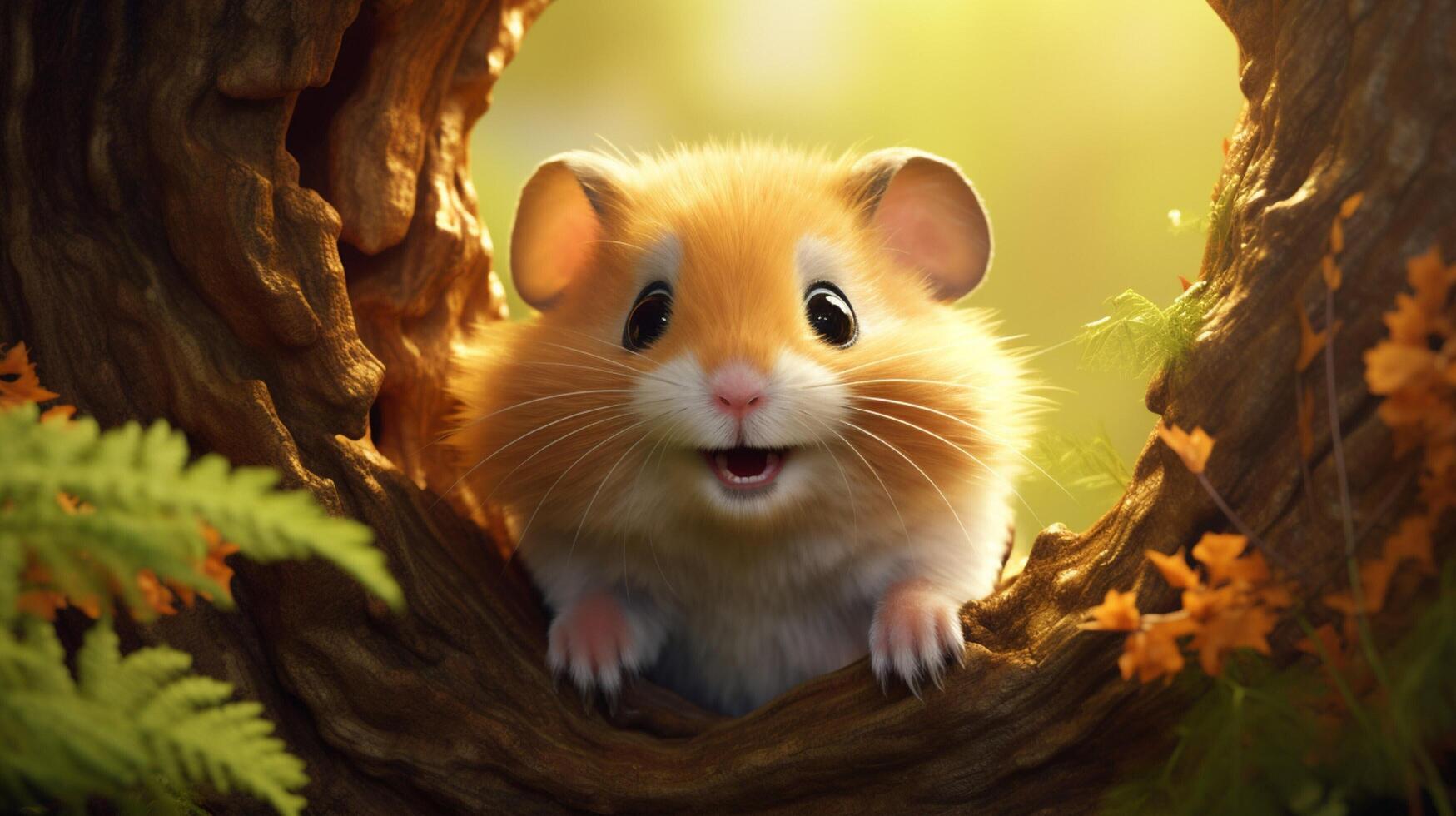 AI generated hamster high quality image photo