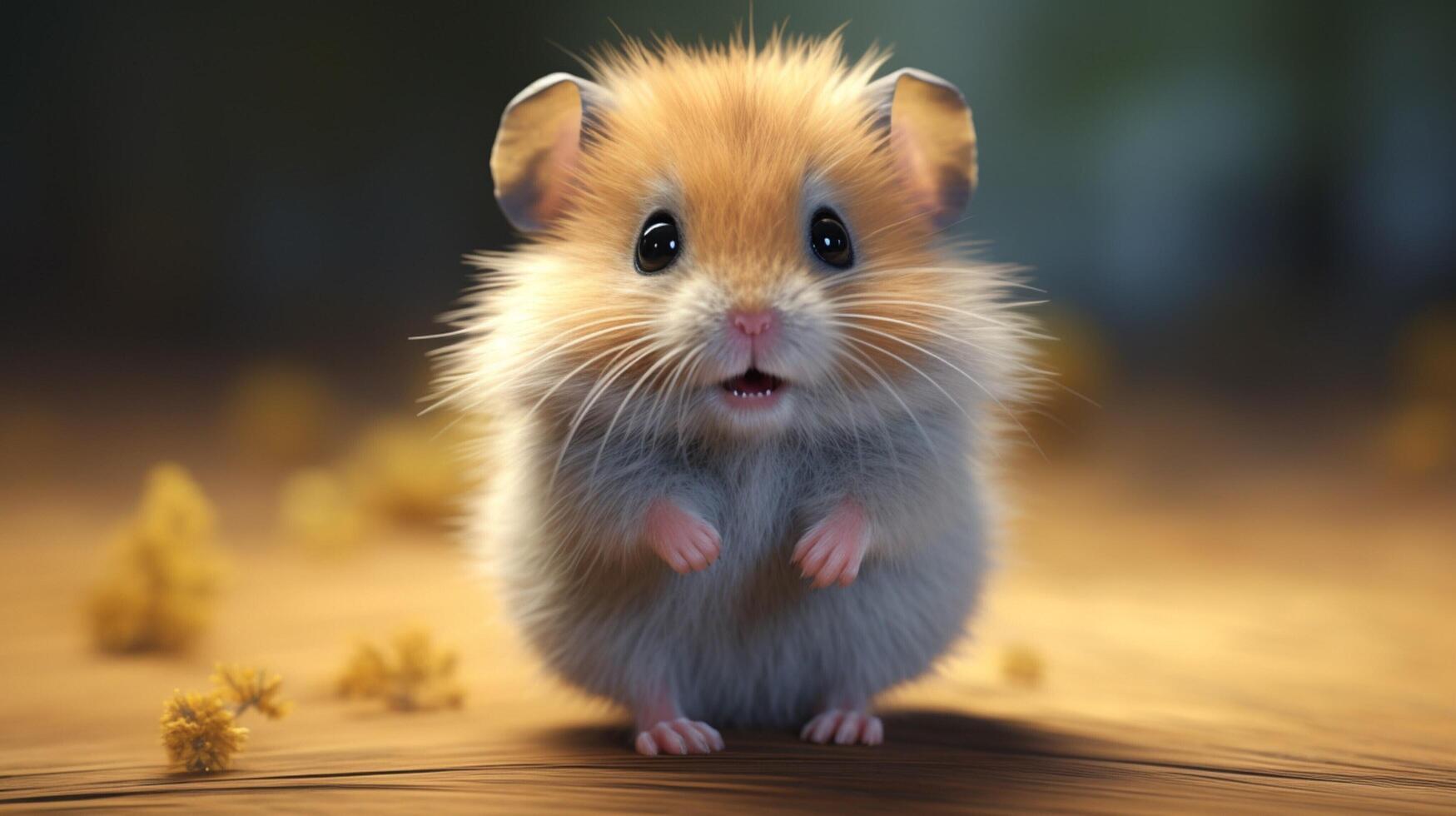 AI generated hamster high quality image photo