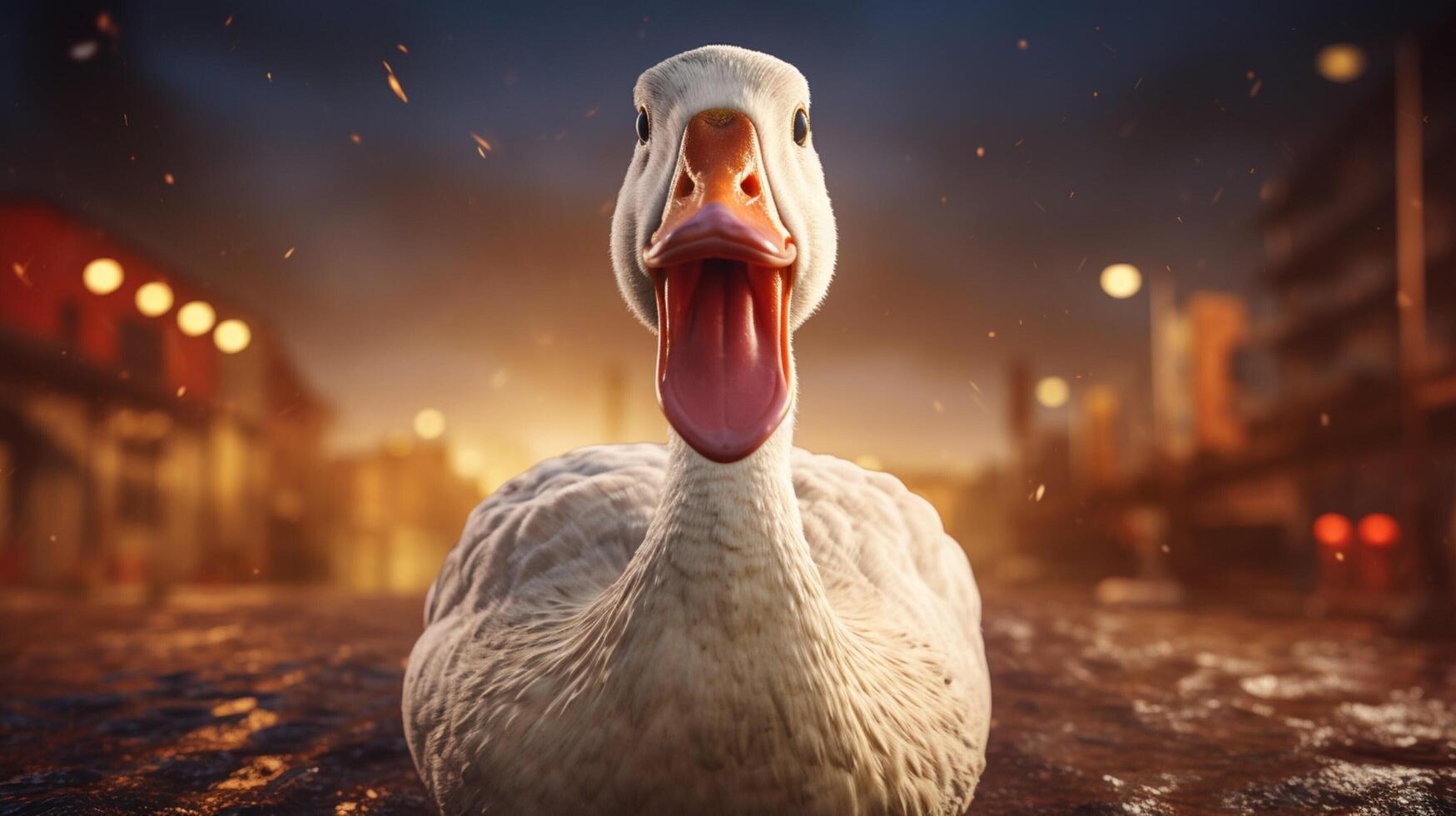 AI generated goose high quality image photo