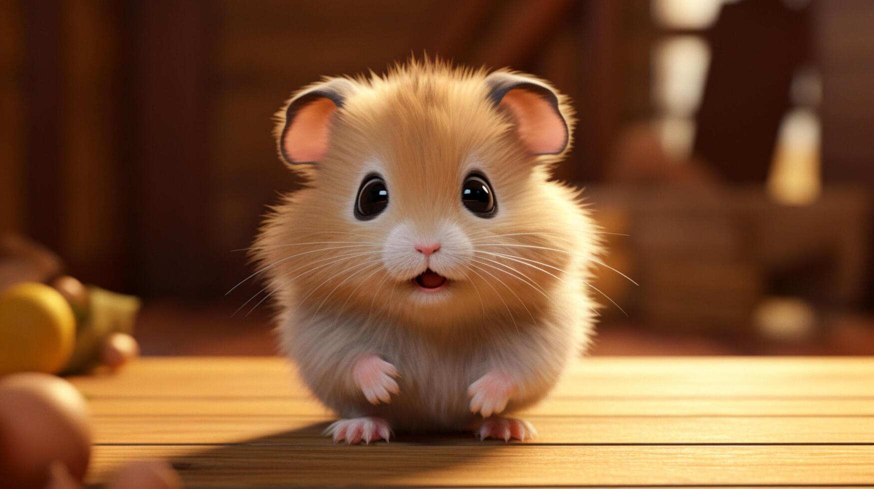 AI generated hamster high quality image photo