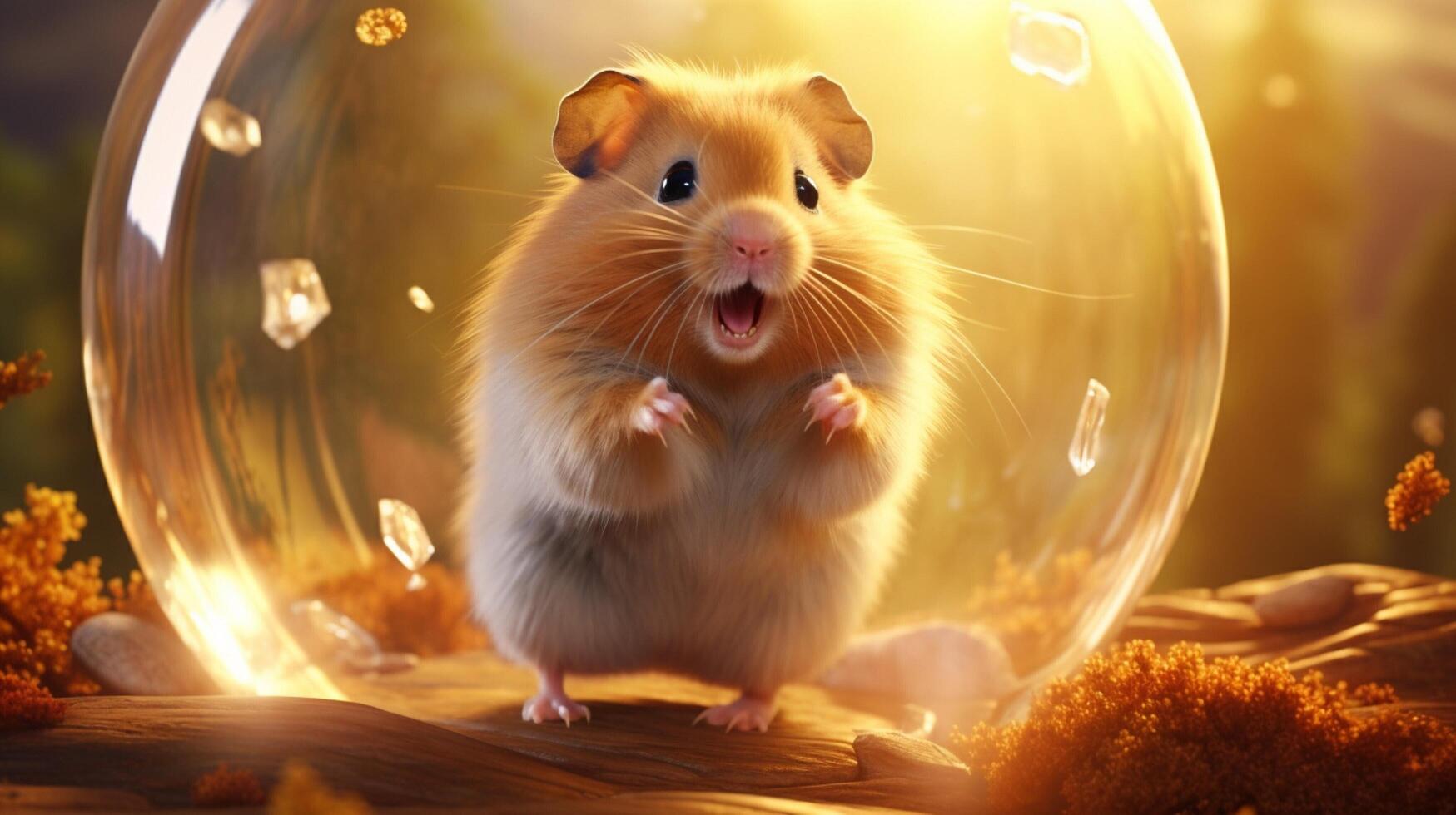 AI generated hamster high quality image photo