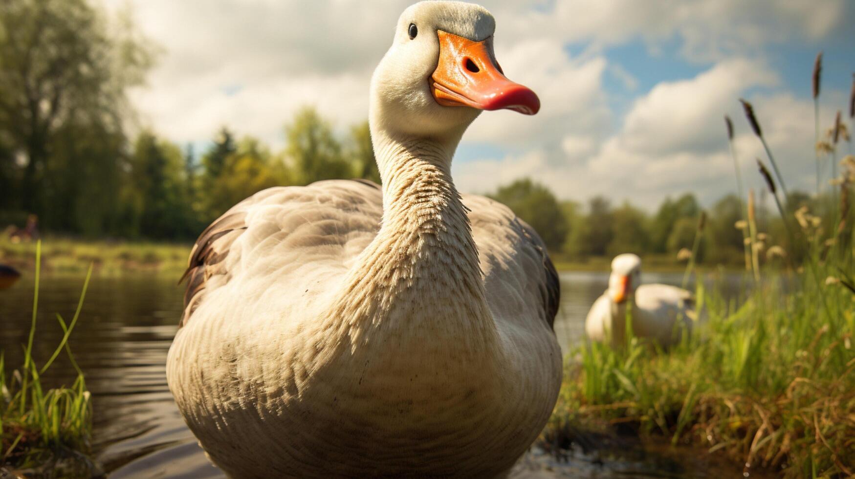 AI generated goose high quality image photo