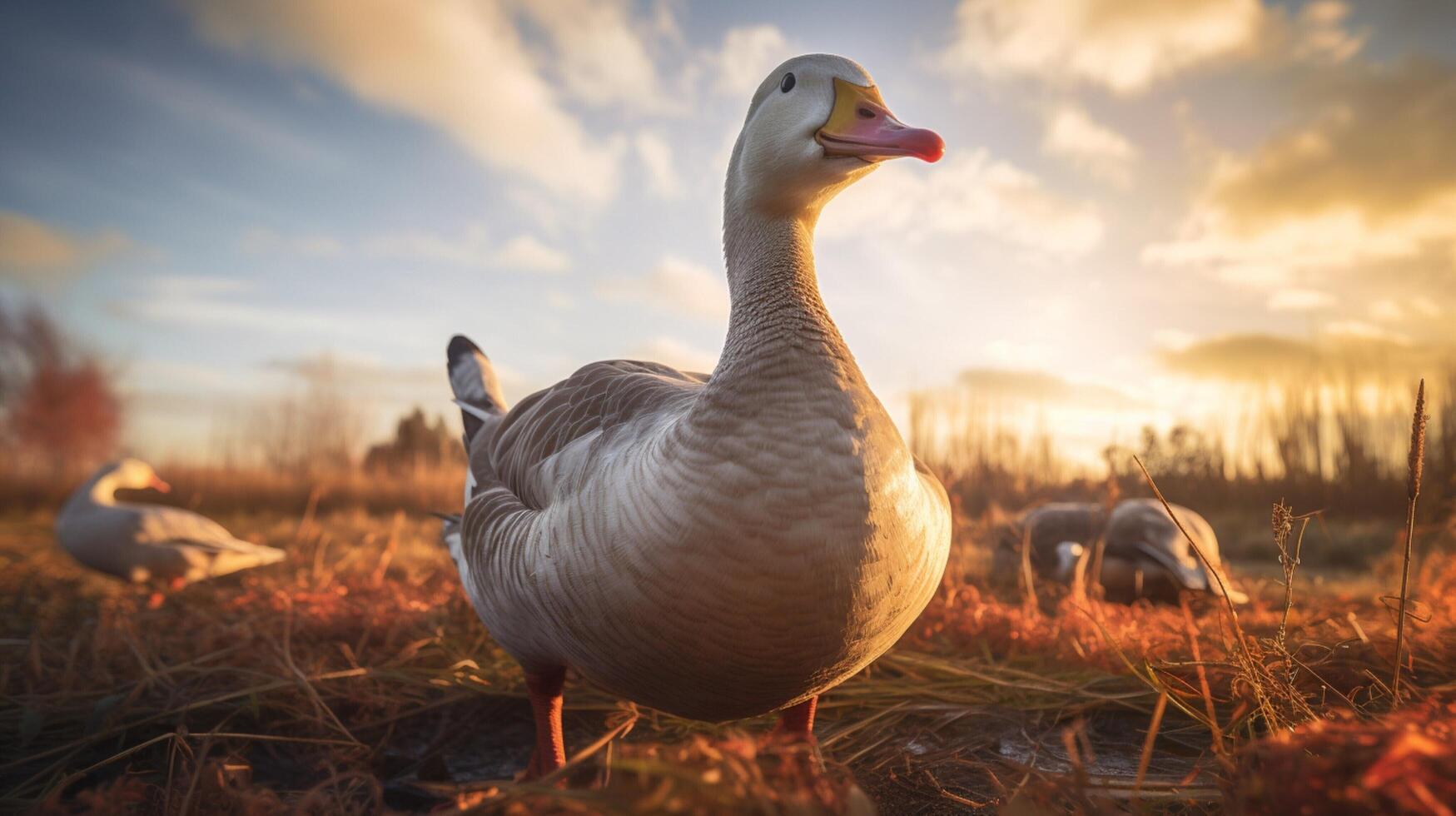 AI generated goose high quality image photo