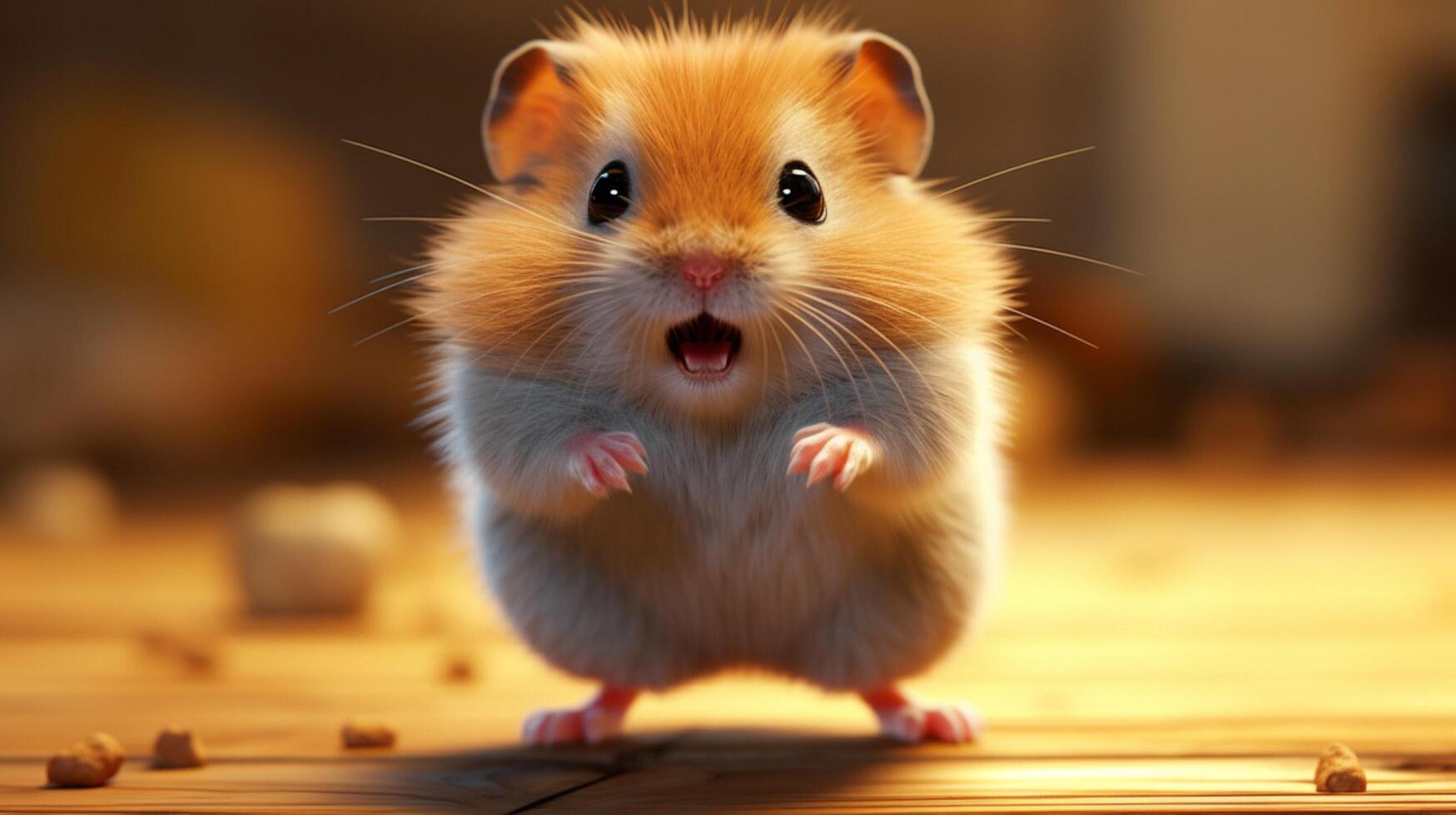 AI generated hamster high quality image photo