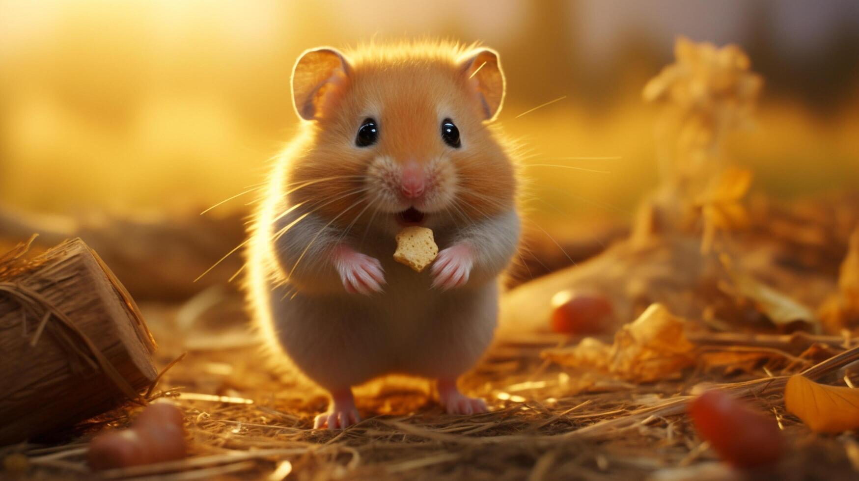 AI generated hamster high quality image photo