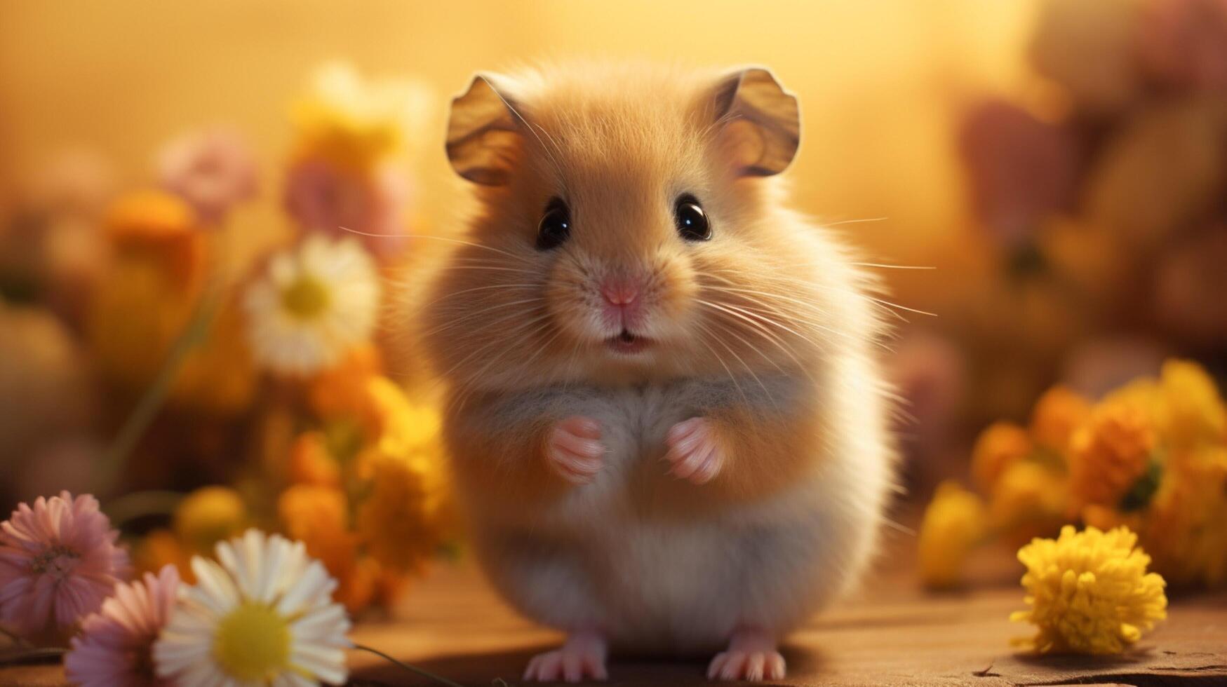 AI generated hamster high quality image photo