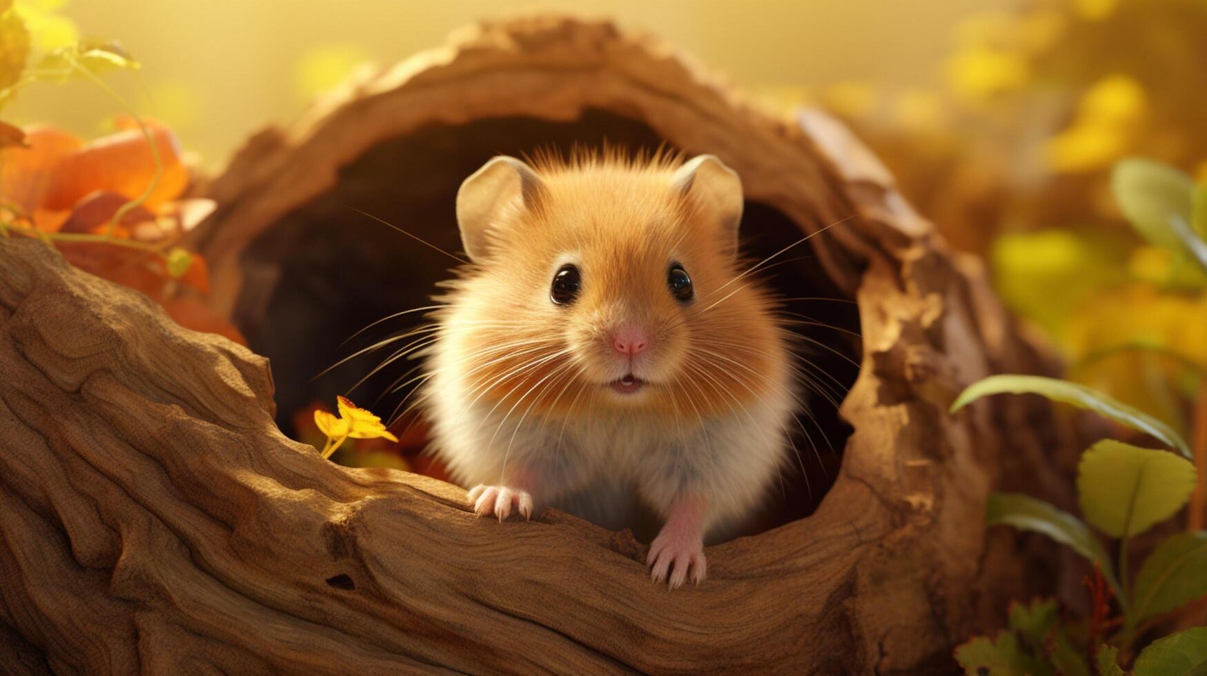 AI generated hamster high quality image photo