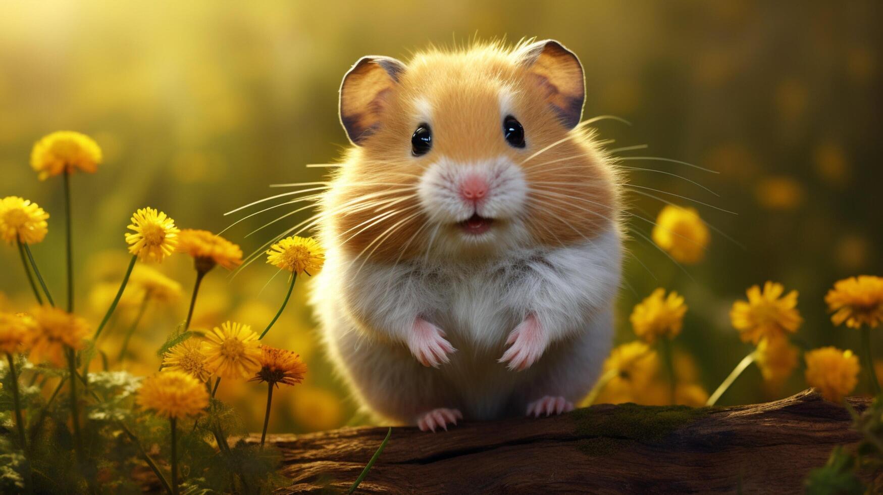 AI generated hamster high quality image photo