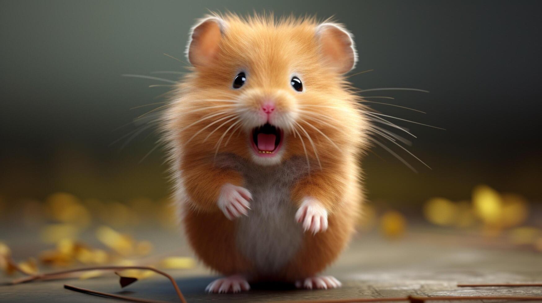 AI generated hamster high quality image photo