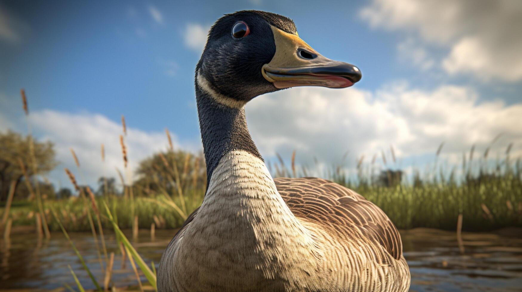 AI generated goose high quality image photo