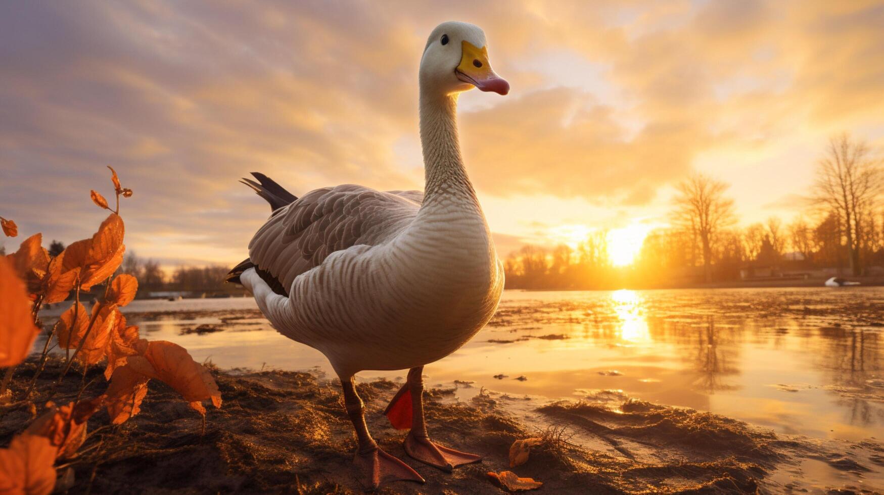 AI generated goose high quality image photo