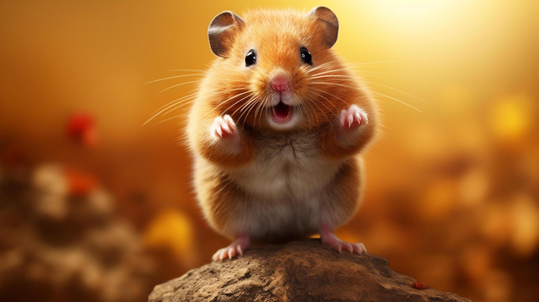 AI generated hamster high quality image photo