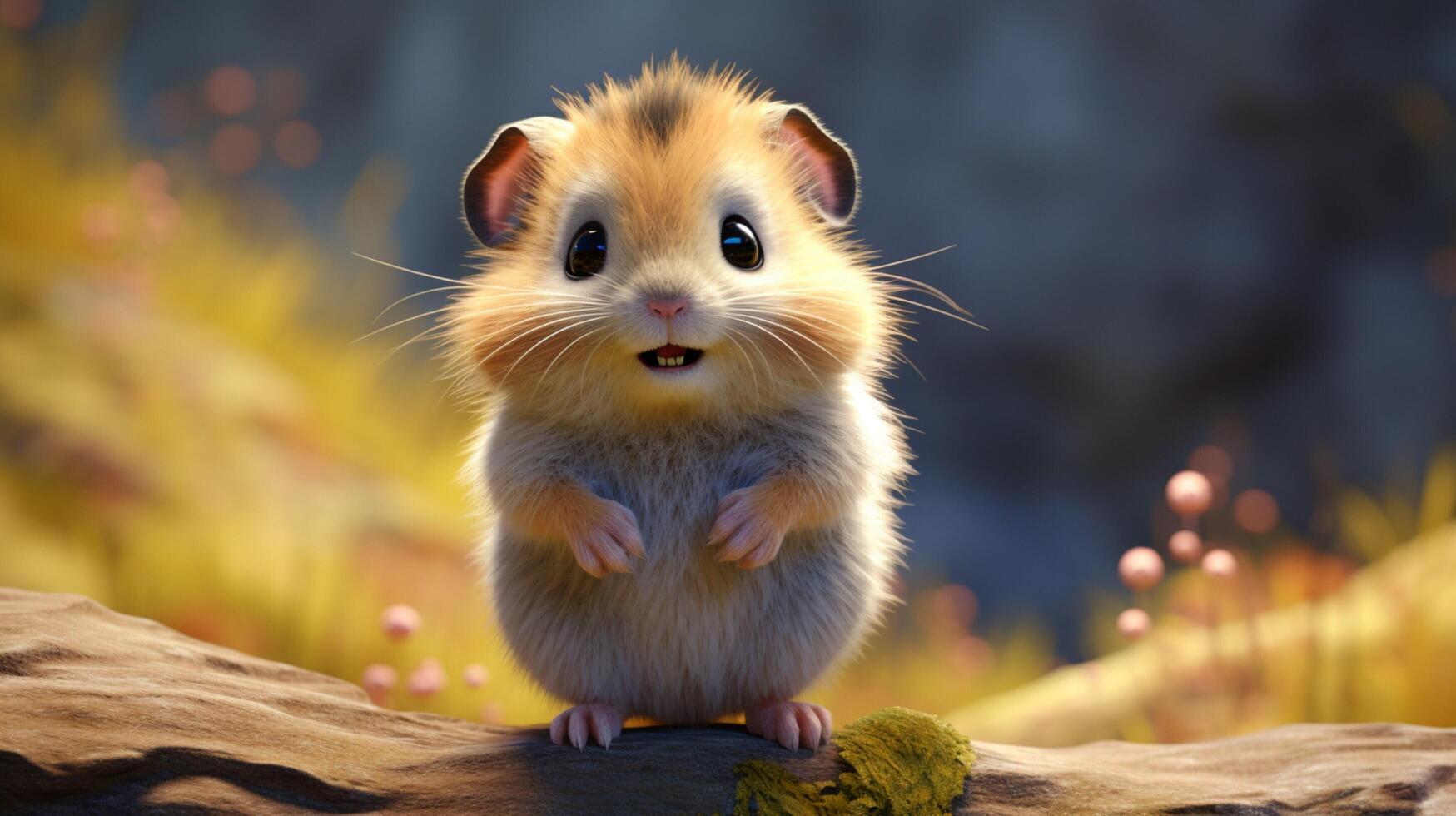 AI generated hamster high quality image photo