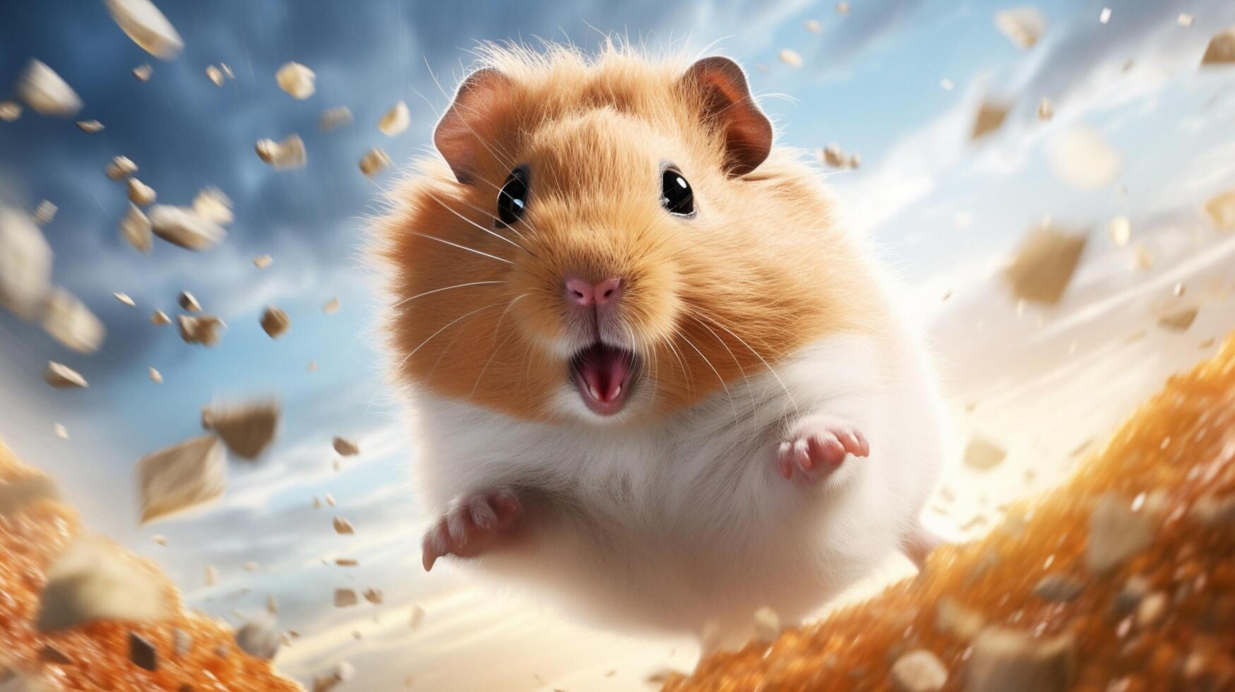 AI generated hamster high quality image photo