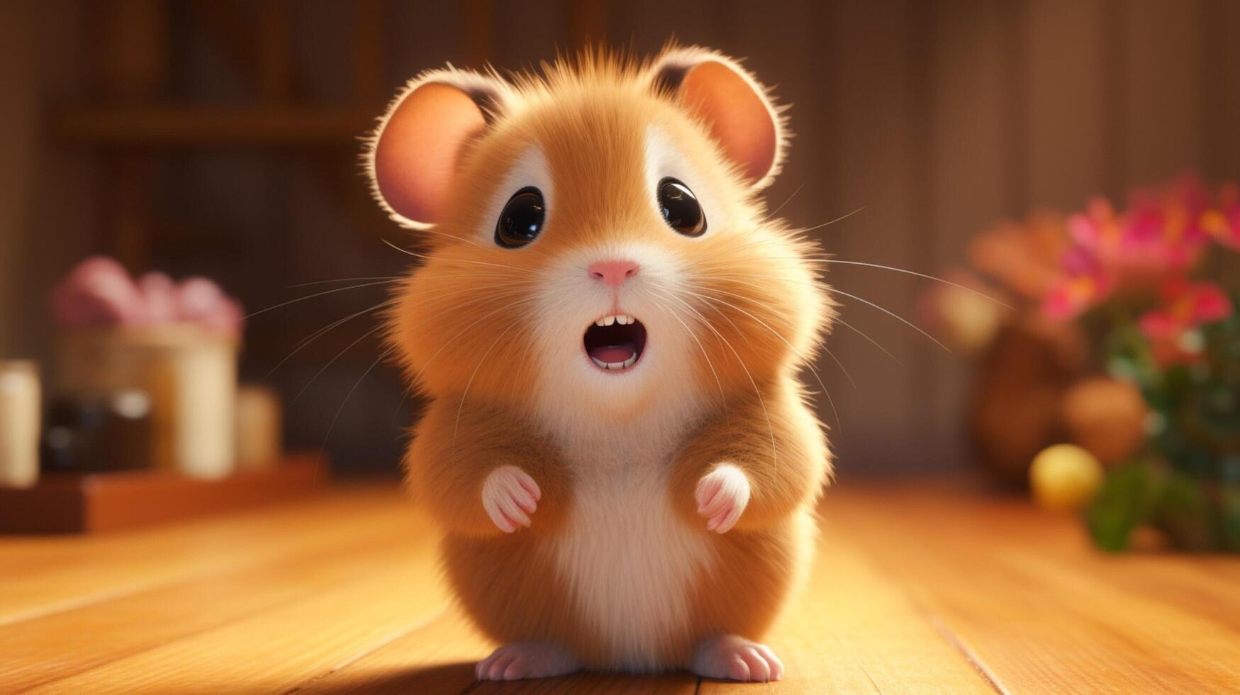 AI generated hamster high quality image photo