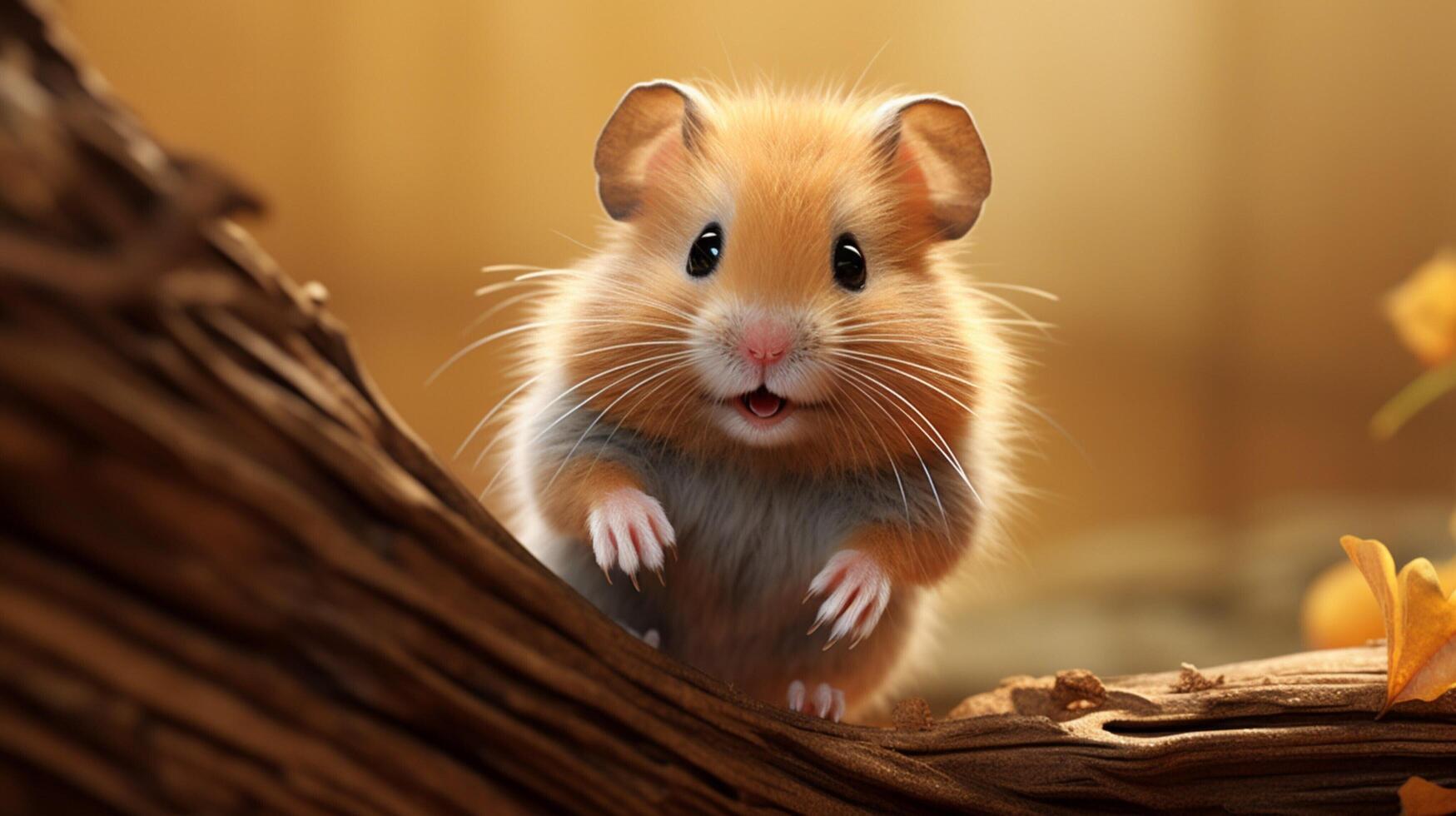 AI generated hamster high quality image photo