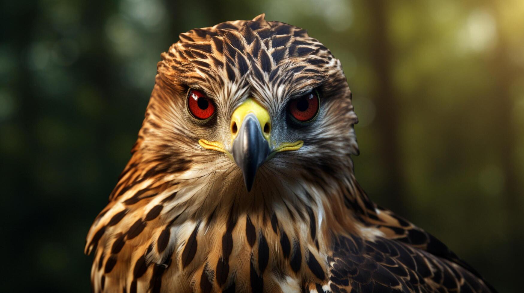 AI generated hawk high quality image photo