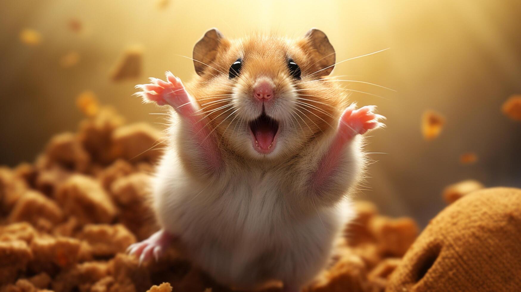 AI generated hamster high quality image photo