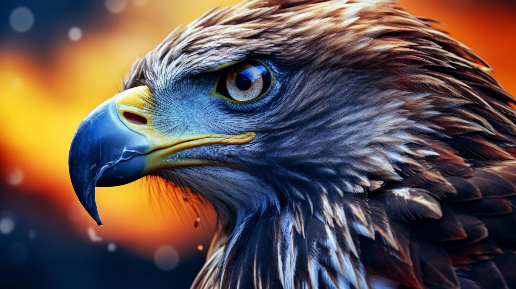 AI generated hawk high quality image photo