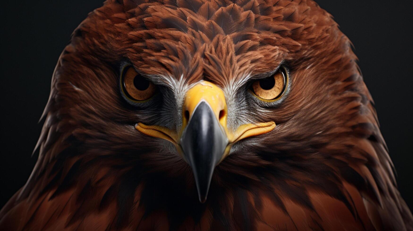 AI generated hawk high quality image photo